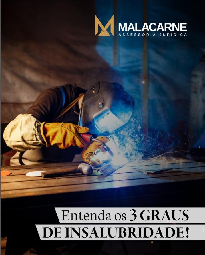 Entenda os 3 graus de insalubridade.